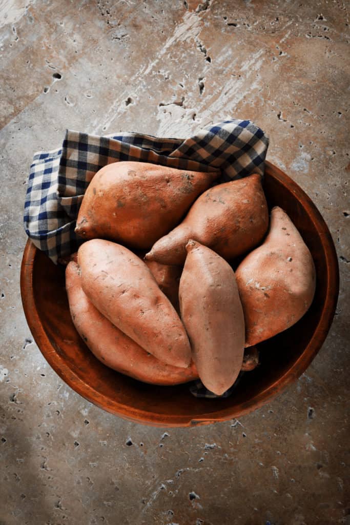 Parboiling is a method to preserve sweet potatoes