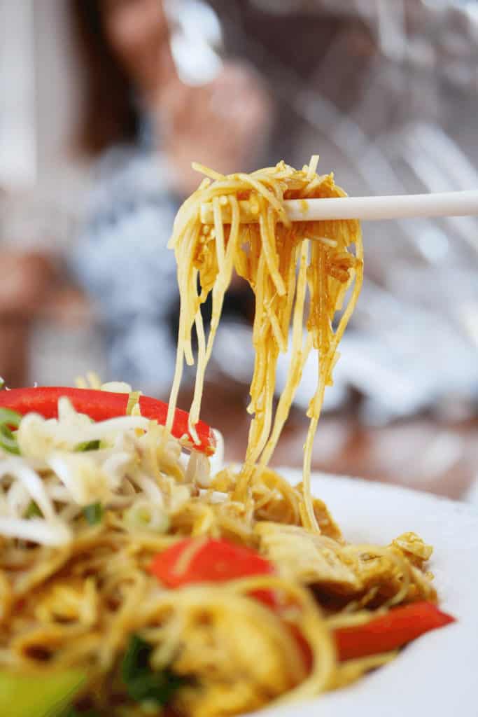 Noodles contain 5.5% egg solids or more