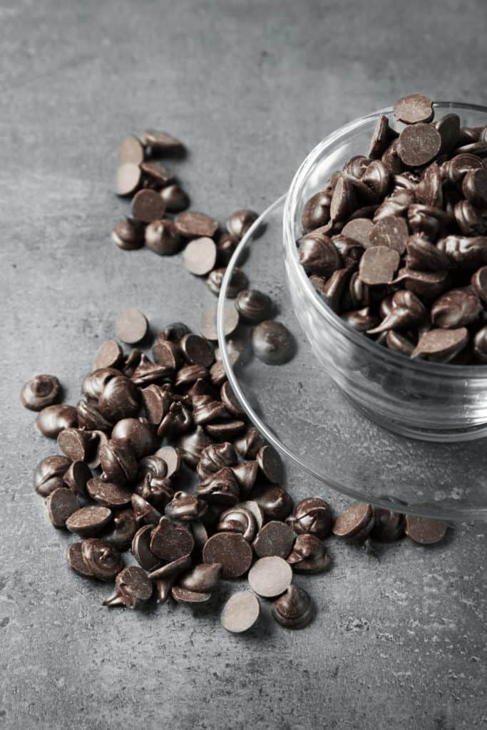 Cacao chips are more popular and more often used in baking