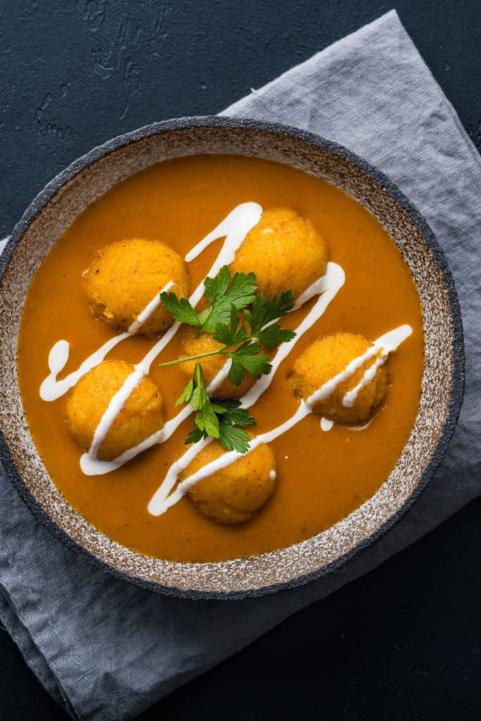 Cape Malay curry is best eaten with knife and fork