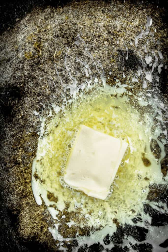 Do not use high heat when melting butter