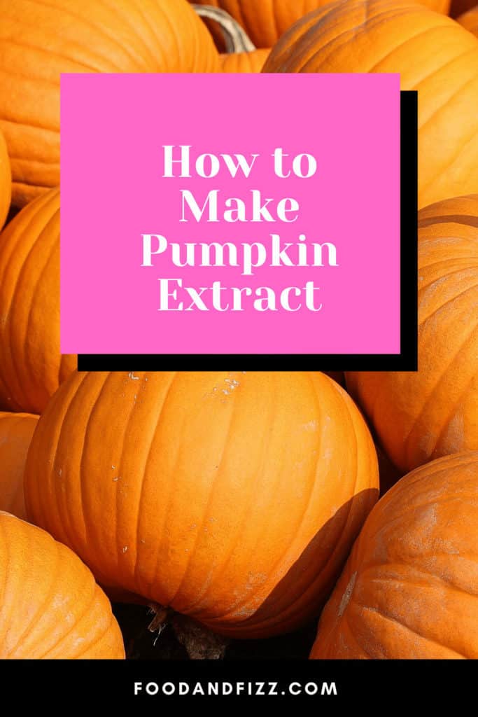 How to Make Pumpkin Extract