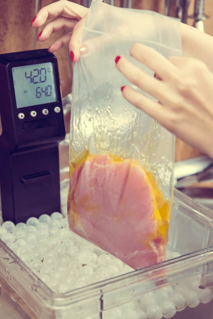 Sous-vide can be used to can vegetables but only for acidic food such as pickled vegetables