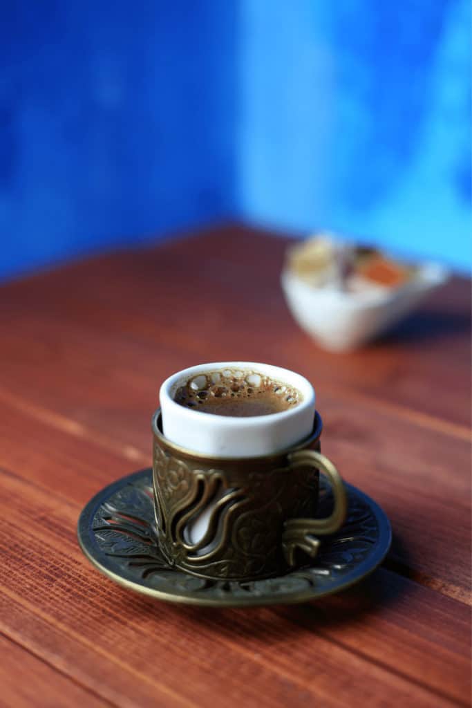 Turkish coffee is best filtered using a paper filter