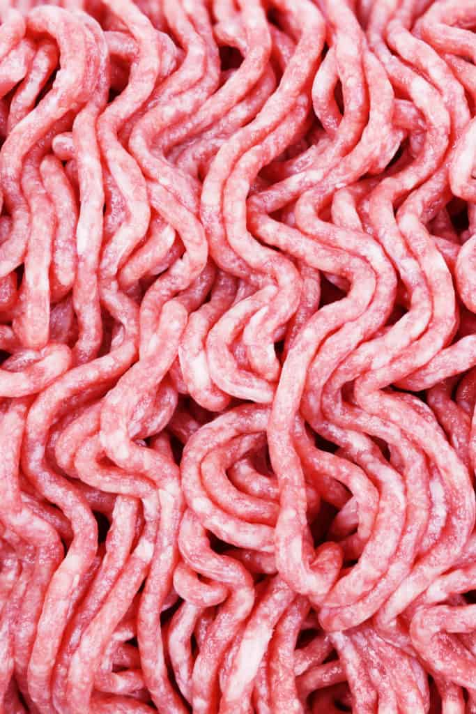 When ground beef smells weird and is turning grey it is best to discard it