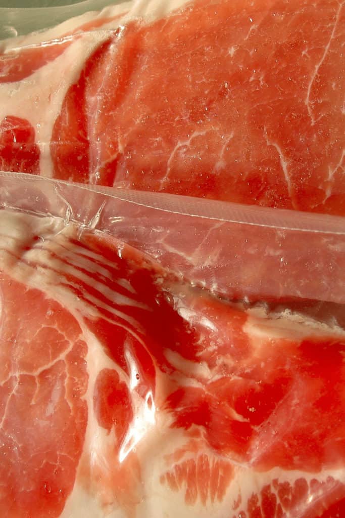 Vacuum sealed bacon that has air in it should not be eaten