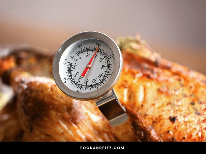 Chicken Drumsticks Are Done When It Registers at least 165 °F on A Meat Thermometer.