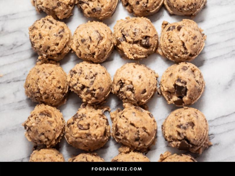 Cookie Dough is Chilled To Improve Flavor, Texture and To Make It Convenient To Make Freshly Baked Cookies.