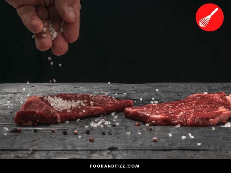 Do you Rinse Salt Off Steak Before Cooking