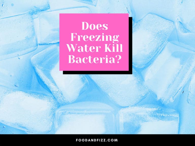 Does Freezing Water Kill Bacteria