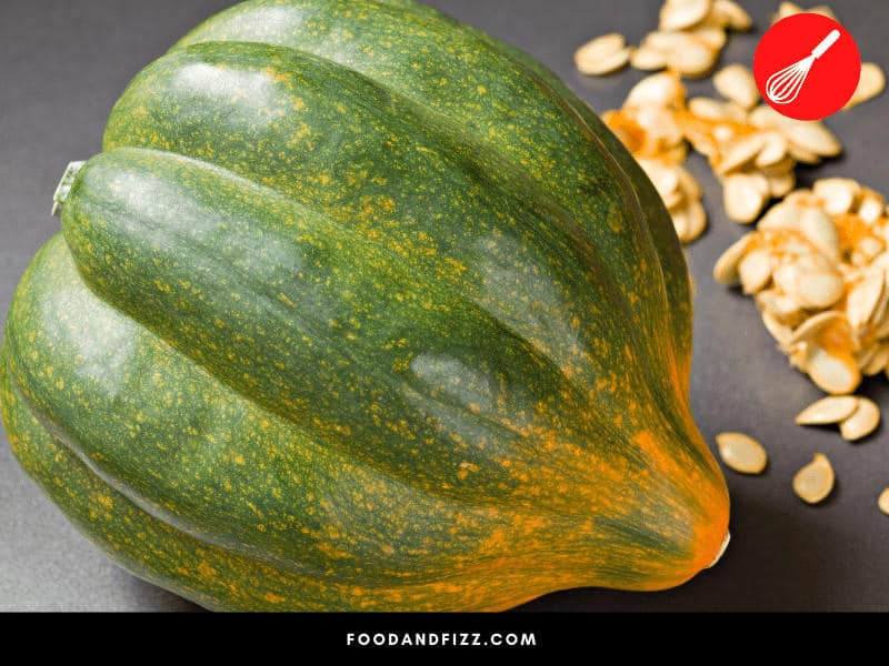 Gourds like acorn squash are naturally firm on the outside when healthy and ripe.