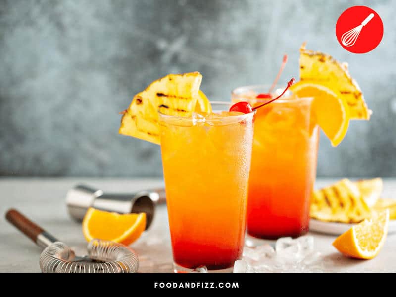 Grenadine is a fundamental ingredient in cocktails like Tequila Sunrise and Singapore Sling.