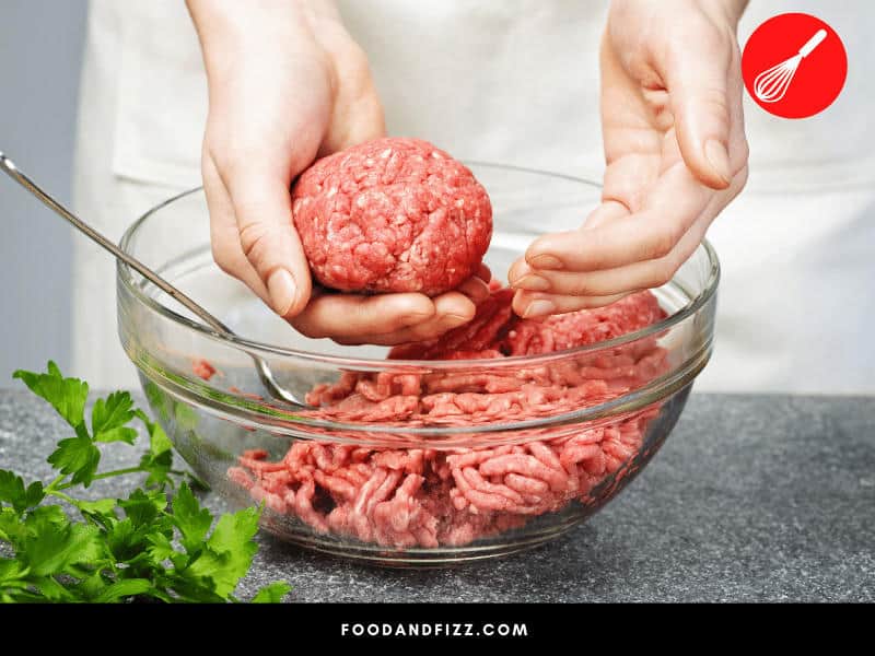 Ground Beef Goes Bad Faster Because Than Larger Pieces of Beef Because It Has More Exposure To Air.