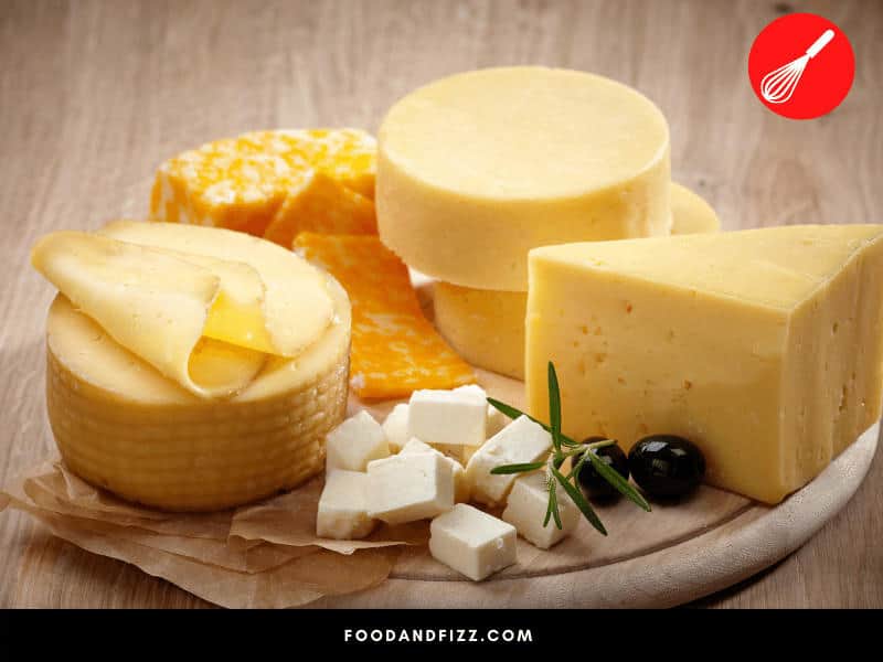 There are many different cheese combinations that you can try to create your own Four-Cheese Pizza.