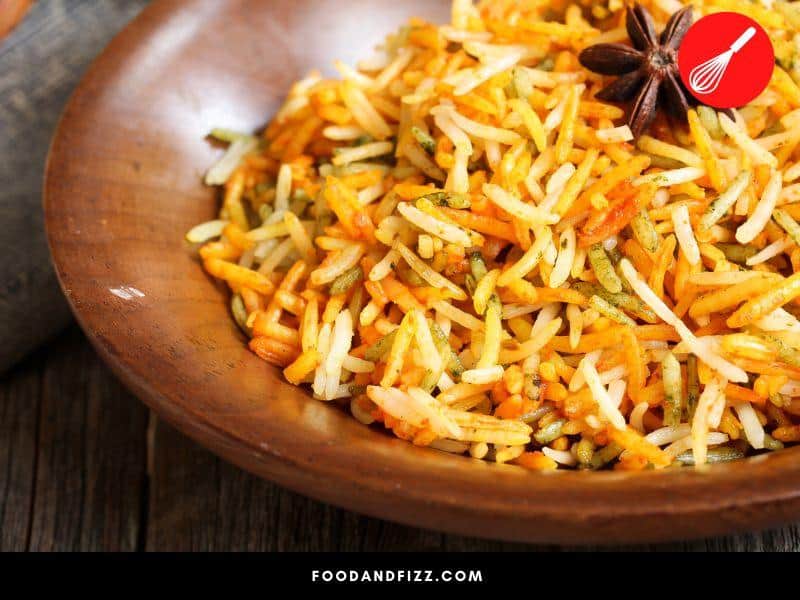 Basmati rice has long grains with a nutty flavor and is the best choice for pilafs.