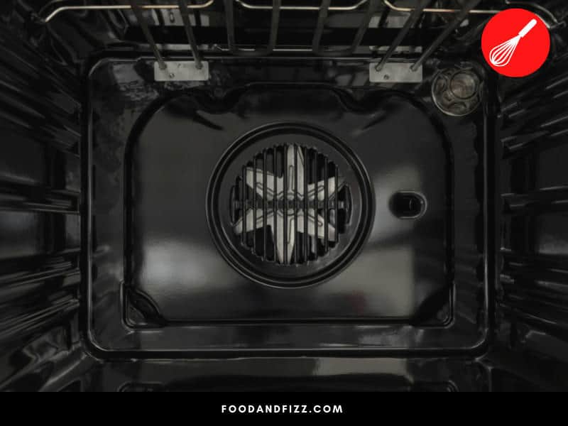 Fan ovens or convection ovens are those that have a fan that helps disperse heat in the oven.