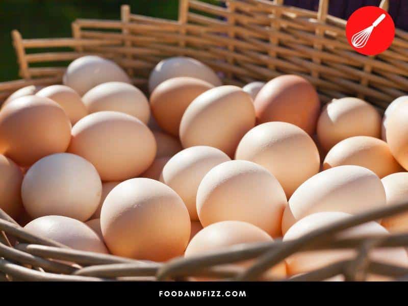 Always make sure you are using fresh eggs. Older eggs are more likely to release sulfur as they cook.
