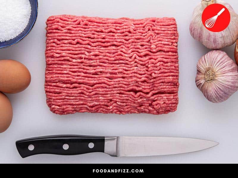 Ground beef is ground meat trimmings from beef cuts that cannot be sold on their own.