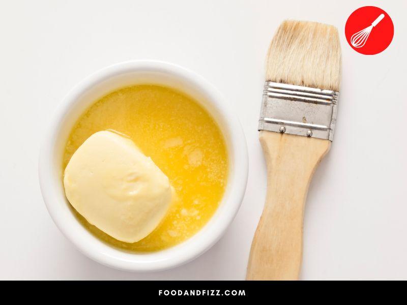 Melted butter gives the sauce a glossy sheen.