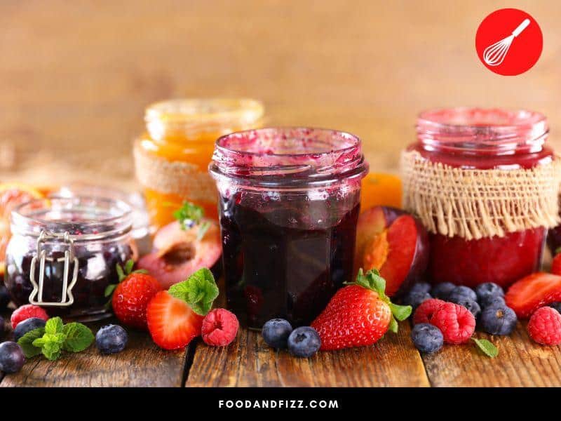 Pectin is an important ingredient in many jams. It is used to thicken as well as to preserve.