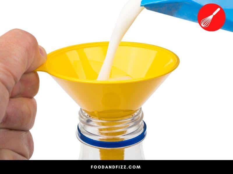 Funnels are used to for transferring liquids to containers with shallow openings.