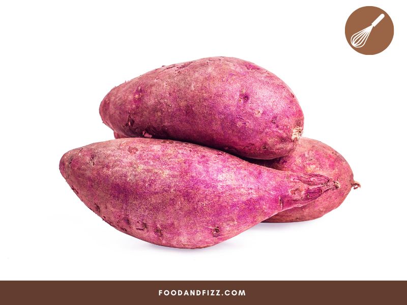 Large sweet potatoes weigh 8 oz or more.