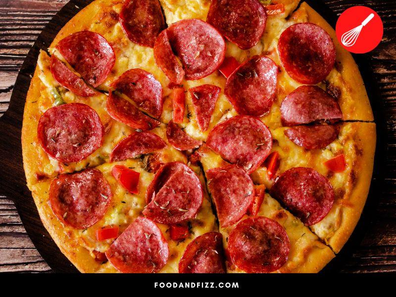 Pepperoni is the most popular topping on pizza.