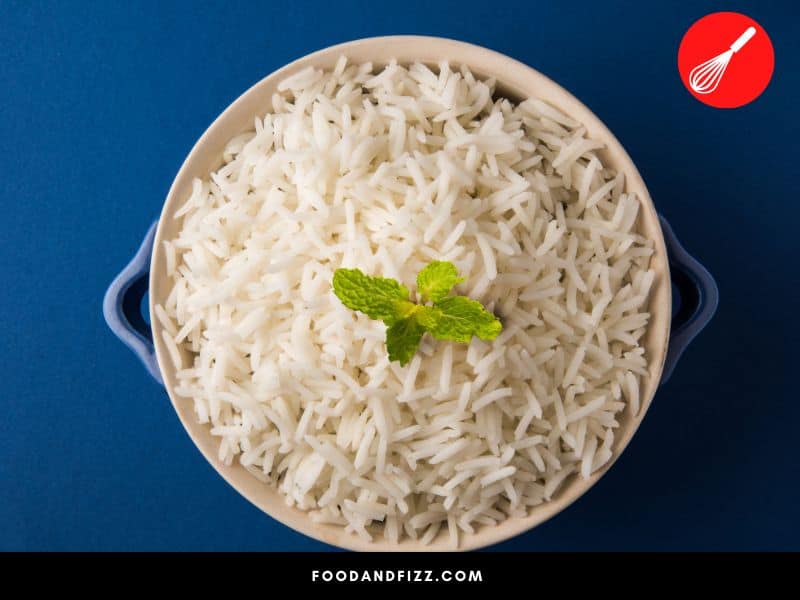 The length of long grain rice is three to five times longer than its width. Basmati Rice is a long grain rice.