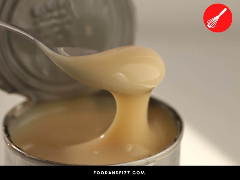 Condensed milk is milk that has been processed to remove most of the water, with sugar added.