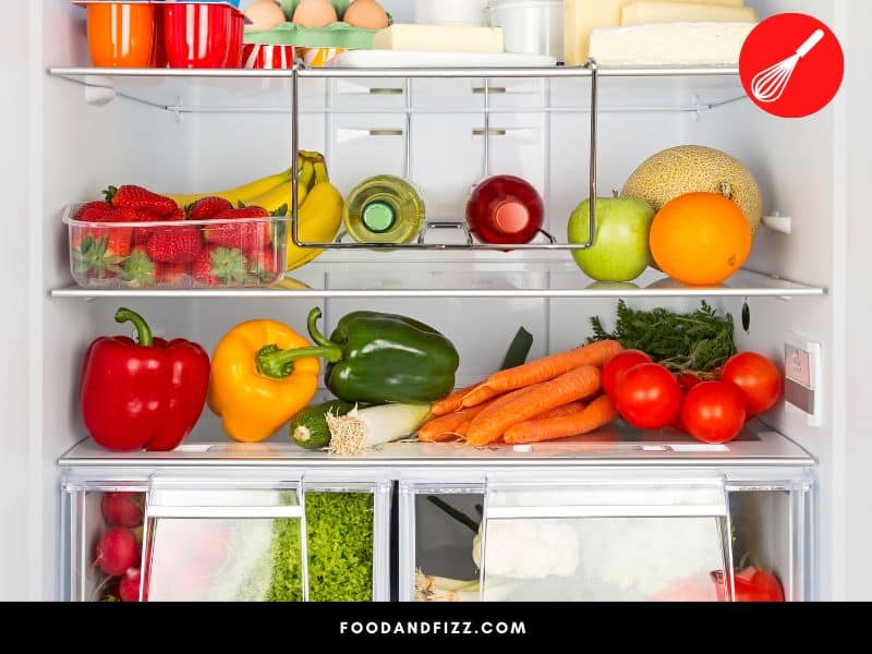 Storing food in the fridge slows down the action of food spoilage-causing bacteria.