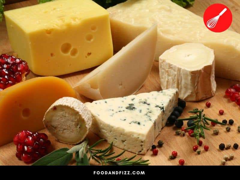 The higher the area of cheese, the lower its temperature needs to be to prevent it from rotting.