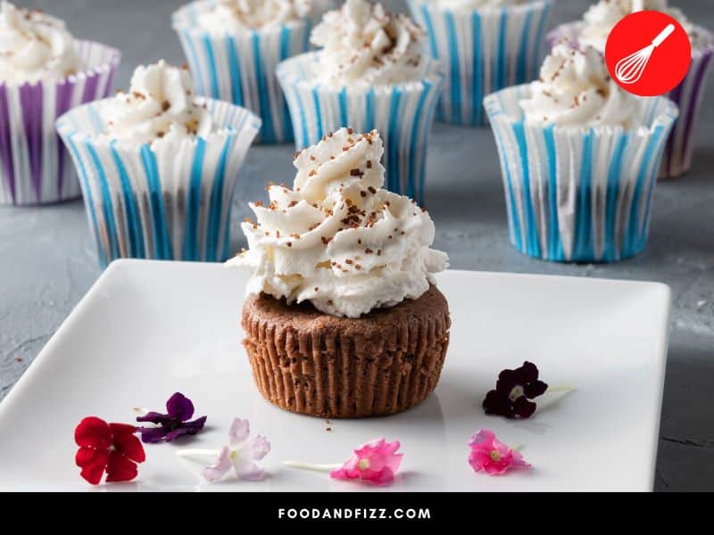 When mixed with powdered sugar, heavy cream can be whipped to make frosting for desserts.
